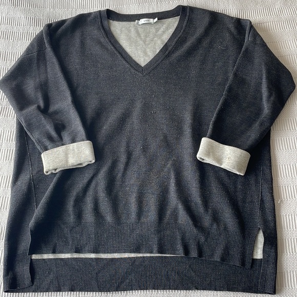 Vince two toned grey sweater - small - Picture 4 of 6